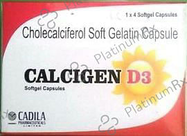 Calcigen D3 Capsule 4s