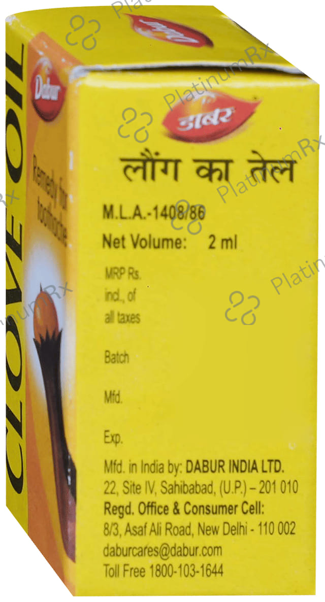 Dabur Clove Oil - Relieves Toothache