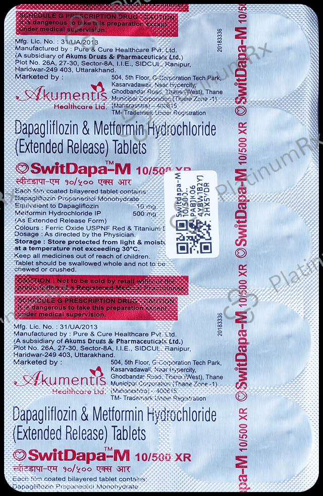 Switdapa M 10/500 XR Tablet