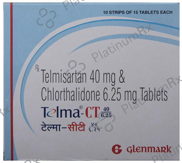 Telma CT 40/6.25mg Tablet 15s
