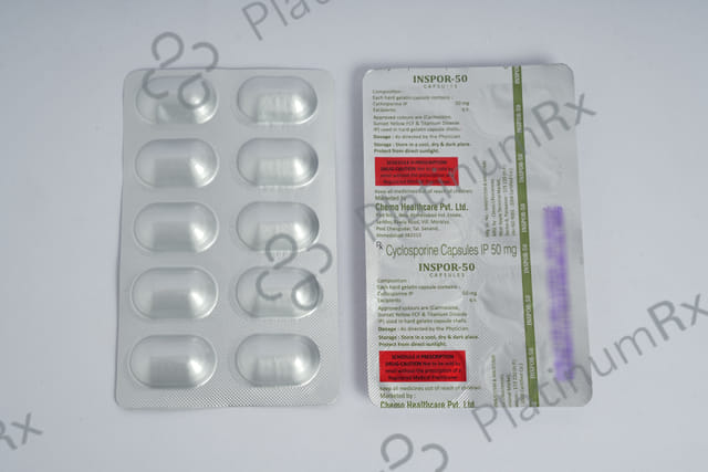 Inspor 50mg Capsule 10s
