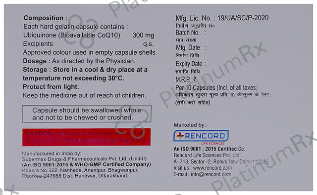 Enzicord 300mg Capsule 10s