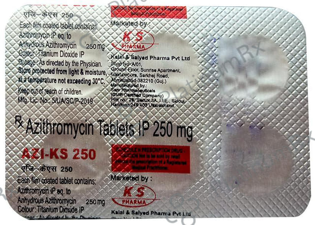 Azi KS 250mg Tablet 6s