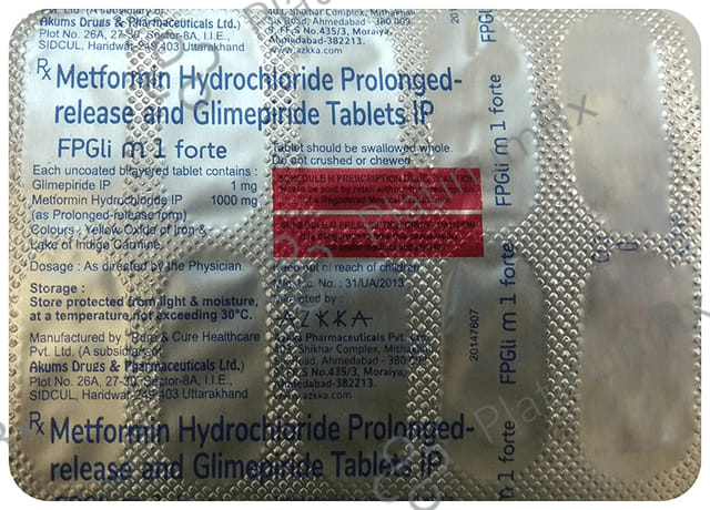 Fpgli M 1 Forte Tablet PR 10 tablets