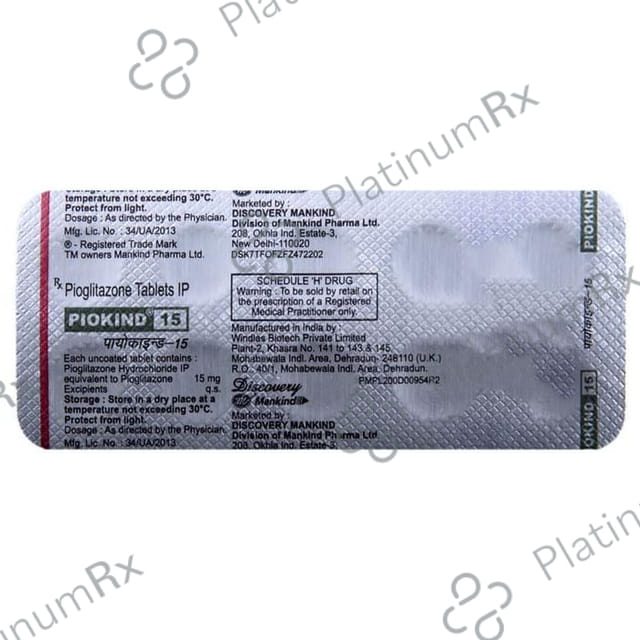 Piokind 15mg Tablet 10s