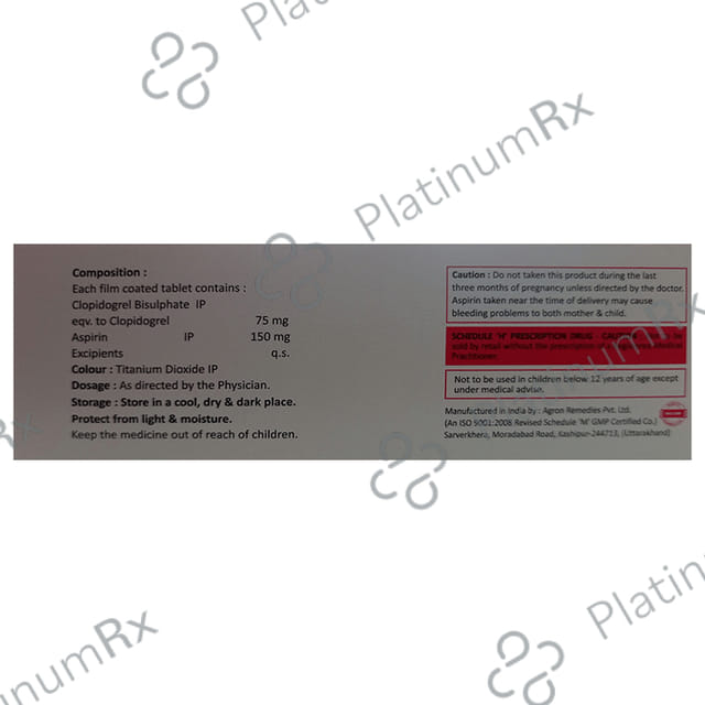Clopidox-AS 75/150 Tablet