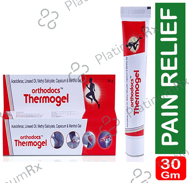 Orthodocs Thermogel for Muscle, Joint & Knee Pain (30gm Each)