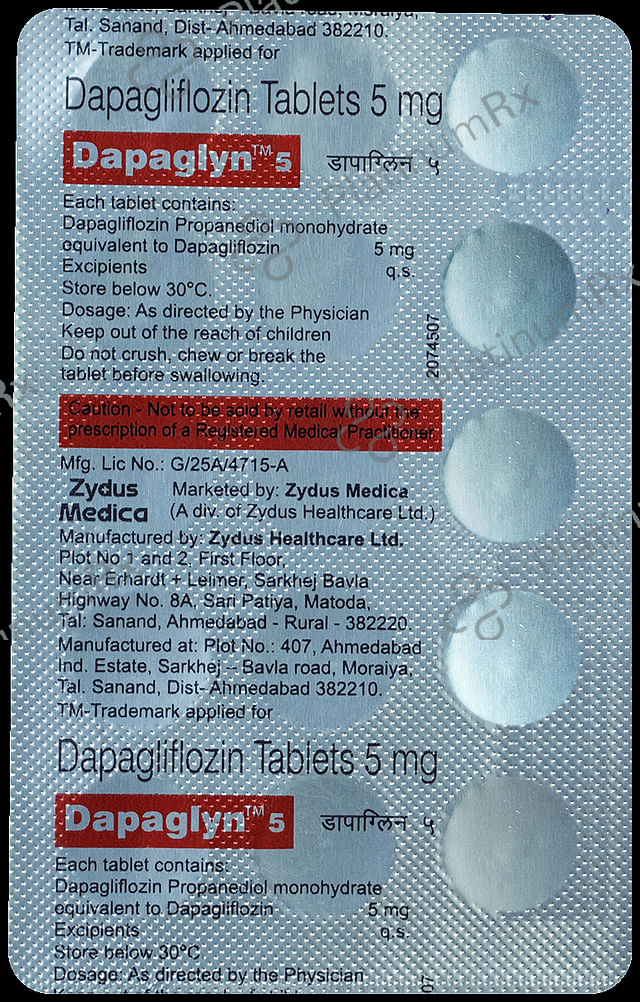 Dapaglyn 5 Tablet 15 Tablet