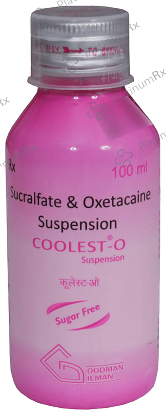 Coolest O 20/1000mg Oral Suspension Sugar Free 100ml