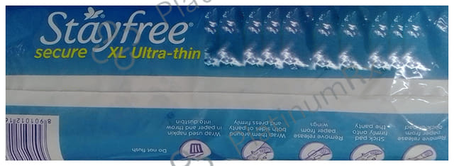 Stayfree Secure Ultra Thin Sanitary Pads with Wings Size Pads XL 40s