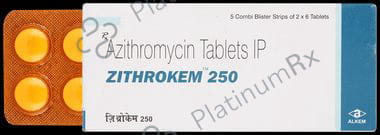 Zithrokem 250mg Tablet