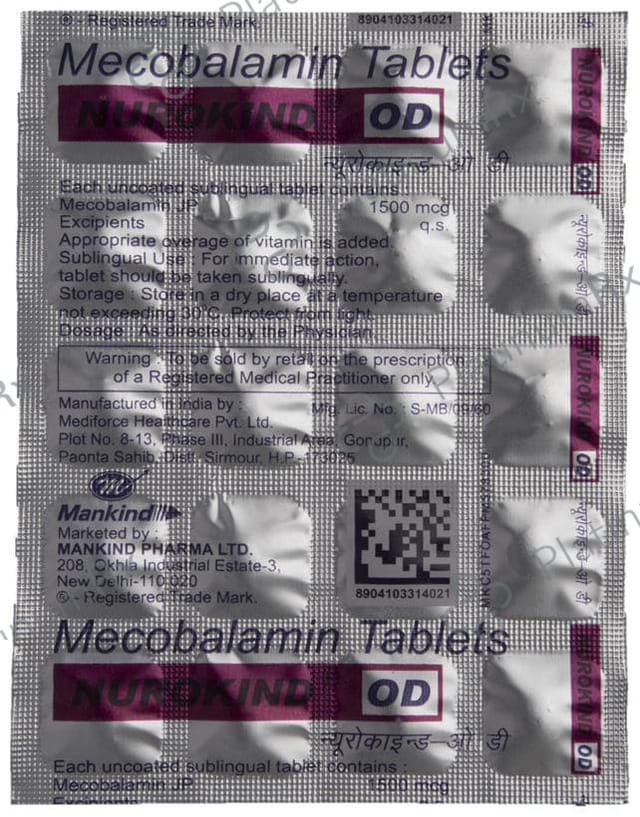 Nurokind OD 1500mcg Tablet 20s