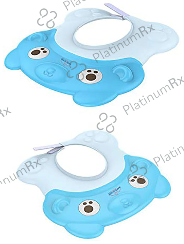 Safe-O-Kid No Tears Fit-All Adjustable Kid's Shampoo Hat Blue