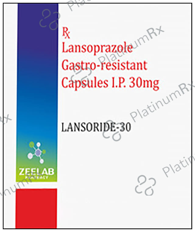 Lansoride 30mg Capsule 10s