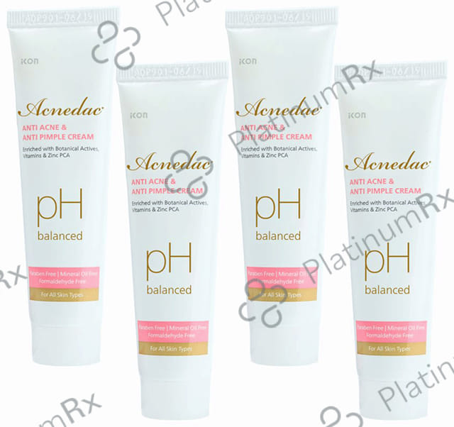 Acnedac Anti Acne & Anti Pimple Cream (25gm Each) 4 Tube