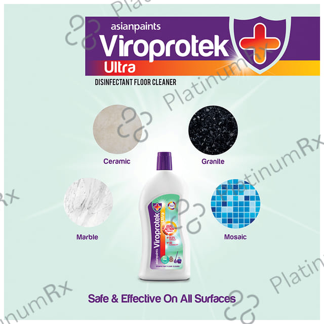 Asianpaints Viroprotek Ultra Disinfectant Floor Cleaner Pine 5 Ltr