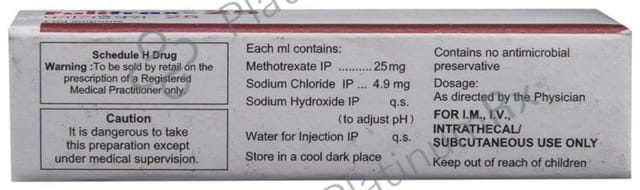 Folitrax 25mg Injection 1ml