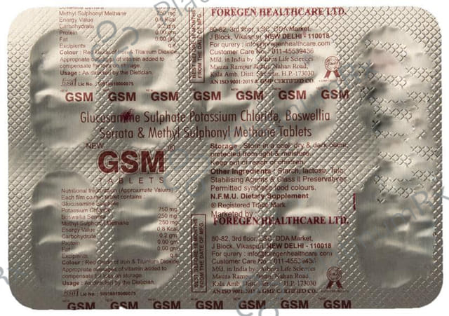 Gsm Tablet 10s