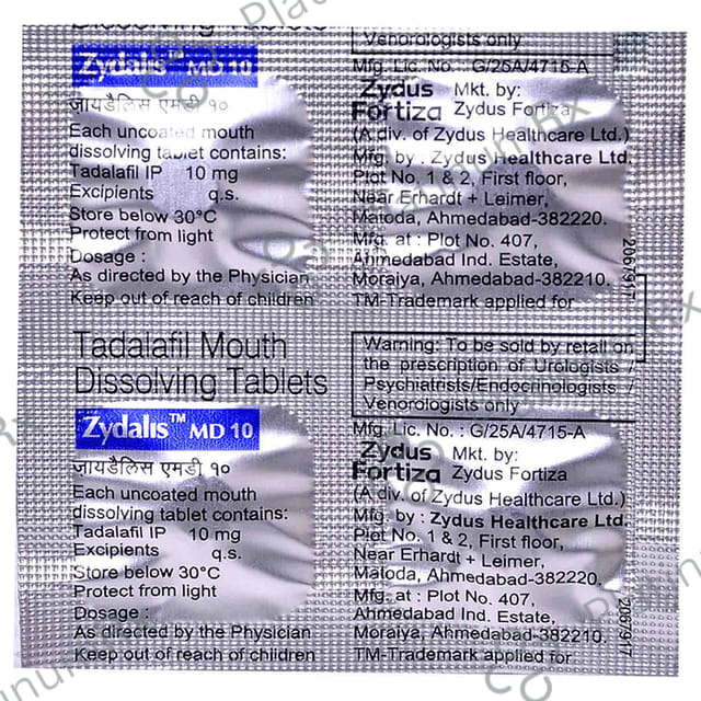 Zydalis 10mg Tablet