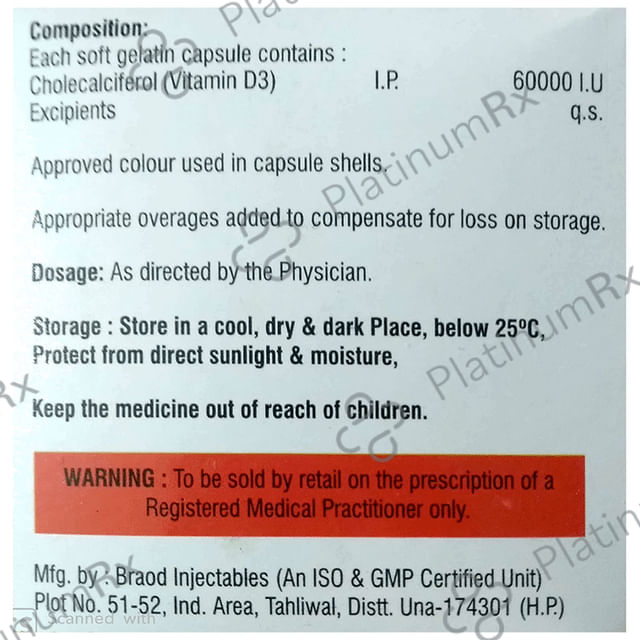 Semioral D3 Softgel Capsule