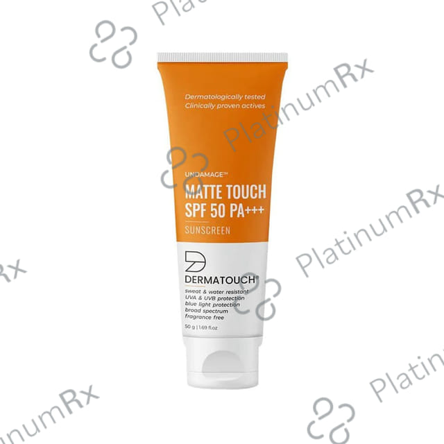 Dermatouch Undamage Matte Touch SPF 50 PA+++ Sunscreen Cream 50gm