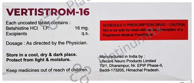 Vertistrom 16 Tablet