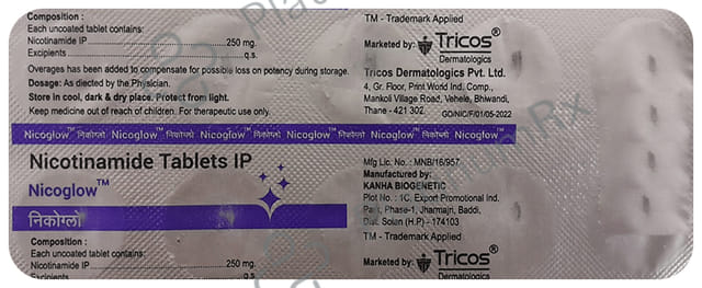 Nicoglow 250mg Tablet 10s