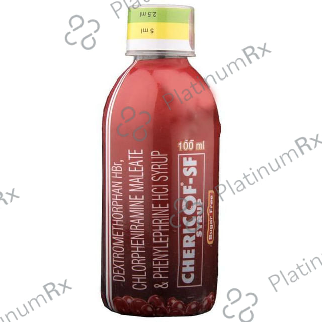 Chericof SF 2/10/5mg Syrup 100ml