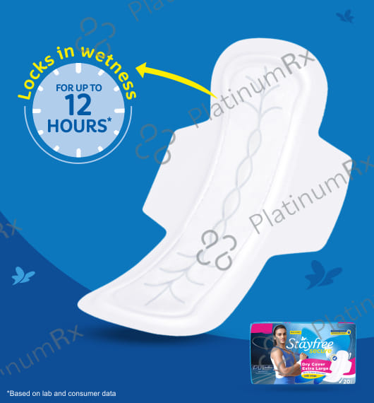 Stayfree Secure Dry Cover XL 18s