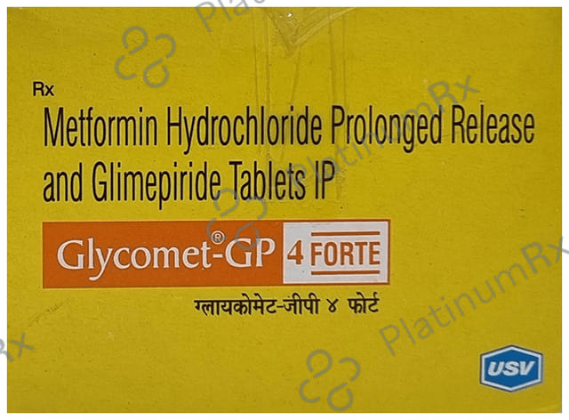 Glycomet GP 4/1000mg Forte Tablet PR 10s