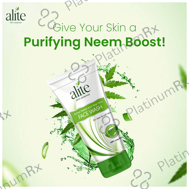 Alite Active Neem & Aloe Vera Face Wash 70gm