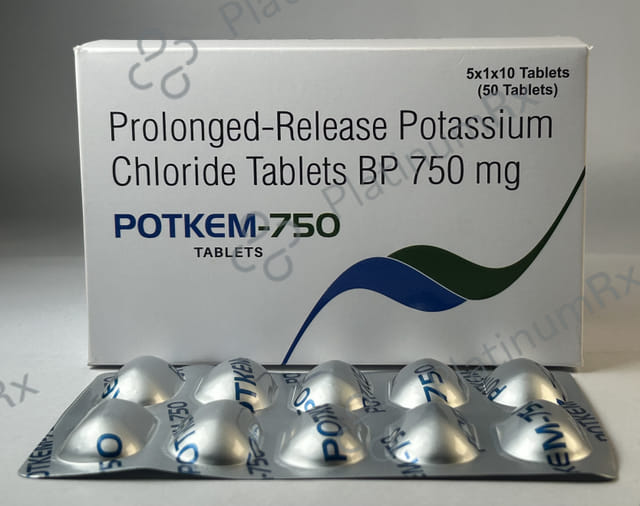 Potkem 750mg Tablet 10s