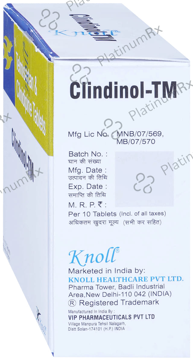 Clindinol TM 10/40mg Tablet 10s