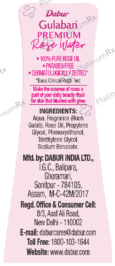 Dabur Gulabari Premium Rose Water 250ml