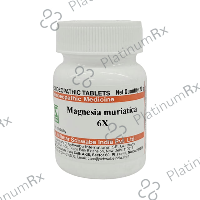 Dr Willmar Schwabe India Magnesium Muriaticum Trituration Tablet 6X