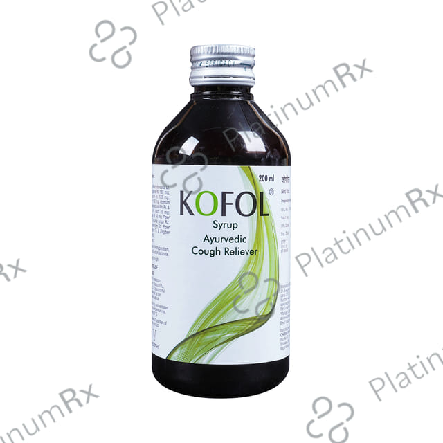 Charak Kofol Ayurvedic Syrup for Cough Relief 200ml