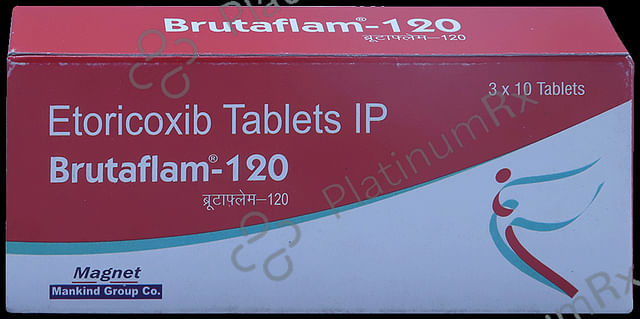 Brutaflam 120mg Tablet 10s