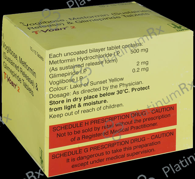 T Vobit 2 2/500/0.2mg Tablet SR 15s