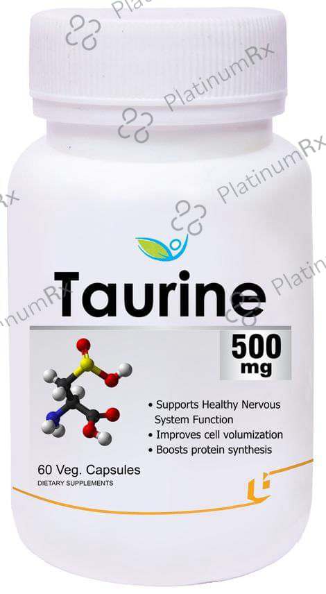 Biotrex Taurine 500mg Veg Capsule