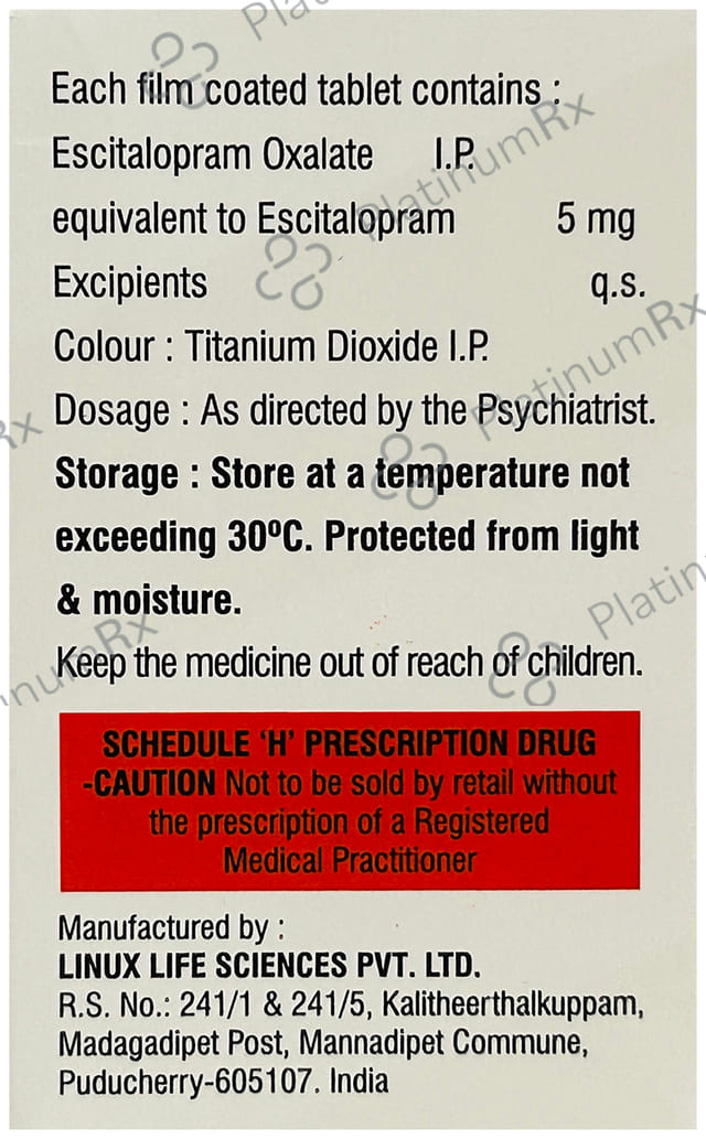 Citalin 5mg Tablet 15s
