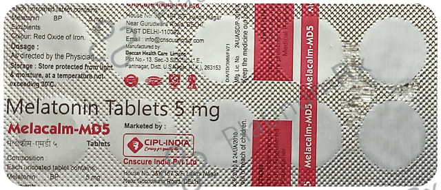 Melacalm MD5mg Tablet 10s