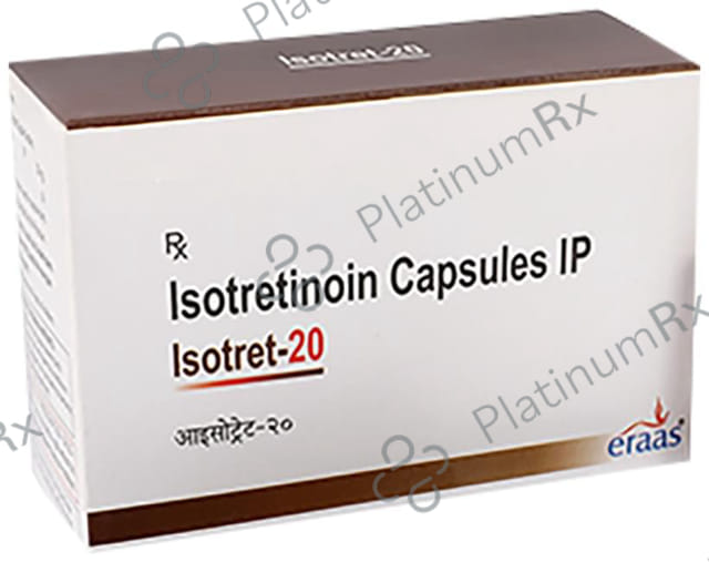 Isotret 20mg Capsule 10 Soft Gelatin Capsule