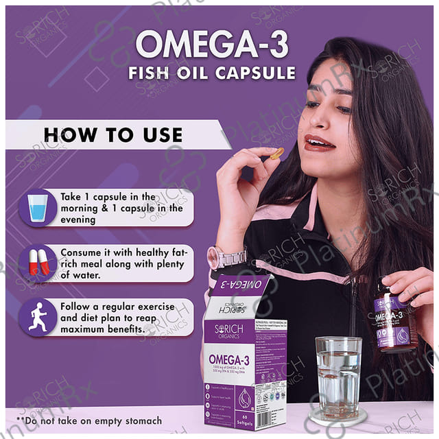 Sorich Organics Omega 3 Softgels Capsule 60s