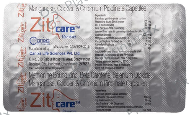 Zitcare Capsule 30s