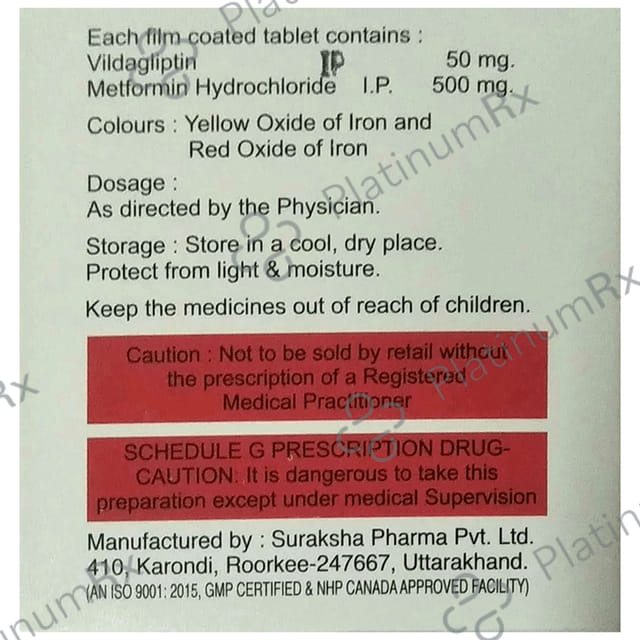 Elviza M 50/500 Tablet