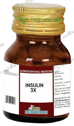 LDD Bioscience Insulin 3X 25 gm