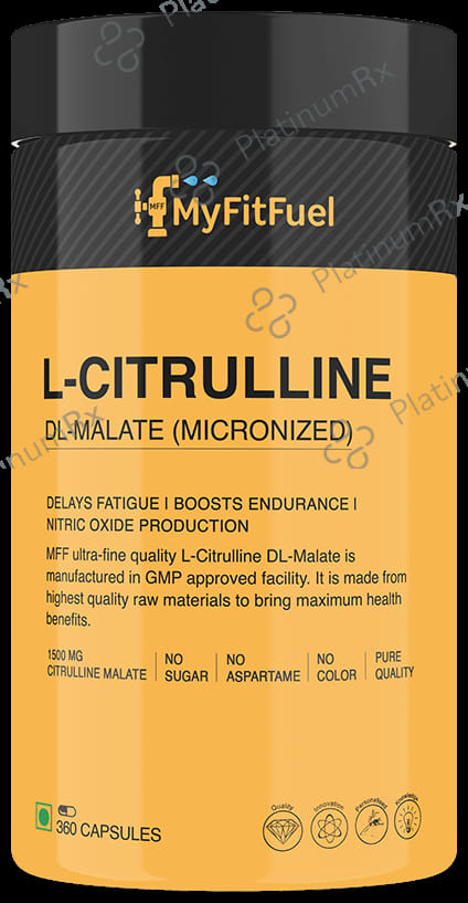 MyFitFuel L-Citrulline DL-Malate (Micronized) Capsule 360 capsules