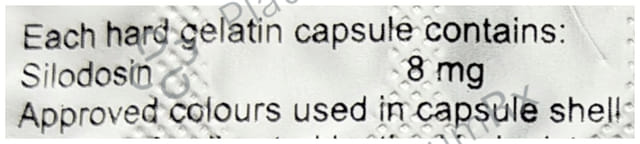Silotrif 8mg Capsule 15s