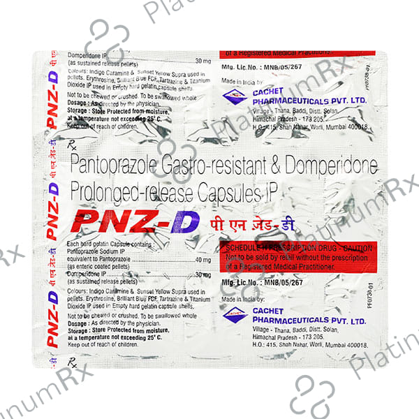 PNZ D Capsule 30/40mg Capsule PR 15s