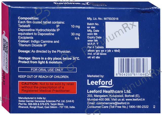 Funtime XT Gold 10/30mg Tablet 4s